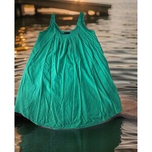 Gap Women’s Swing Dress Bright Meadow Green Pockets Lined Size Small